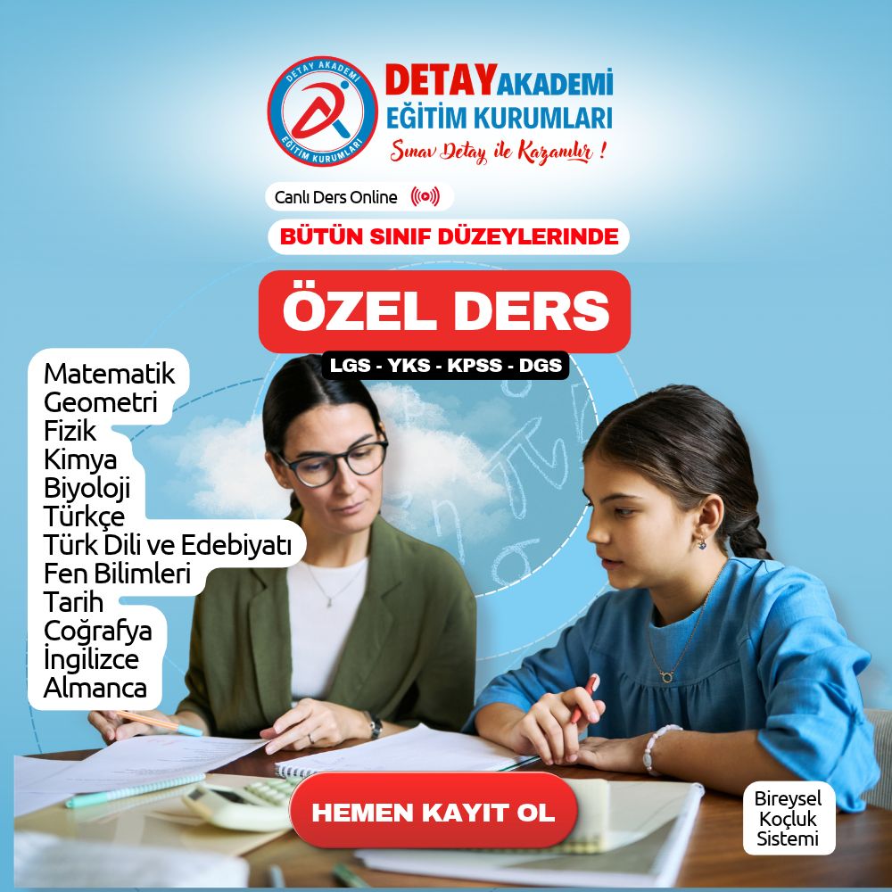 Bütün Branşlardan Özel Ders